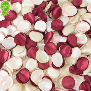 Nuevos 100 Uds. Pétalos de rosa de seda pétalos de flores artificiales decoración de la habitación del Día de San Valentín boda fiesta lanzar confeti decoración de aniversario