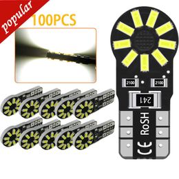 Nouveau 100 pièces T10 W5W 194 168 2835 191 ampoule LED voiture intérieur plaque d'immatriculation lumière lecture dôme lampe 18SMD 3014 puces Super lumineux DC12V