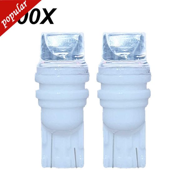 Nouveau 100X verre clair T10 W5W céramique 3D LED étanche Wedge plaque d'immatriculation lumière WY5W lampe voiture lecture dôme lumière Auto Parking ampoule