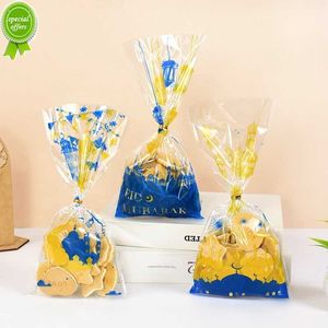 Nouveau 105pcs musulman Eid Mubarak cadeau sac en plastique bonbons Dessert cuisson paquet islamique Ramadan Kareem fête décor fournitures Eid Al-fitr