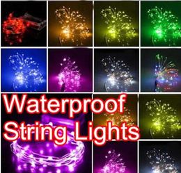 Nieuwe 10m 100 LED-lampen String Lights Lamp Bruiloft Huis Tuin Kerstbar Lampen Decoratie LED Strings Feestelijke Vakantie Lichten Gift