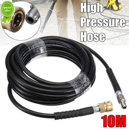 Nieuwe 10m hogedruk wasmachine slang 3/8 "snelle connector 40MPa 5800psi buis koordauto -wasmachine schone verlengingslang voor Karcher Cleaner