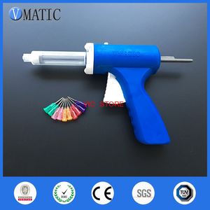 Vmatic Elektronische Component 10 ml Spuit Guns Lijm Dispensing 10cc Eénpersoons Handmatig Kalenkanon met Spuit Naalden