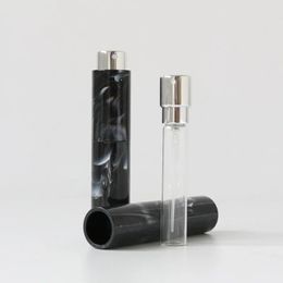 Nieuwe 10 ml marmeren parfumfles inktpatroon spray navulbare botteling draagbare mini verstuiver vloeibare container voor cosmetica2.voor marmer