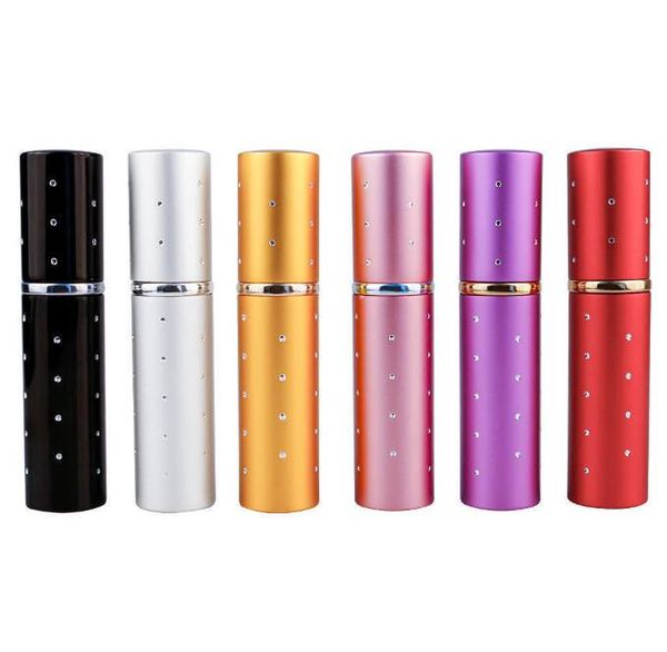 Nouveau parfum en aluminium métallique 10 ml ATOMISIER PORTABLE VOYAGE CONTINE DE VIE LIVID