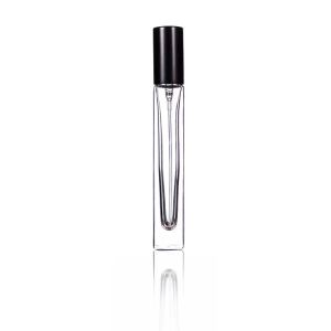 Nieuwe 10ml Square Favor Mini Helder Glazen Essentiële Olie Parfumflesje Spray Verstuiver Draagbare Reizen Cosmetische Container Parfumflesjes