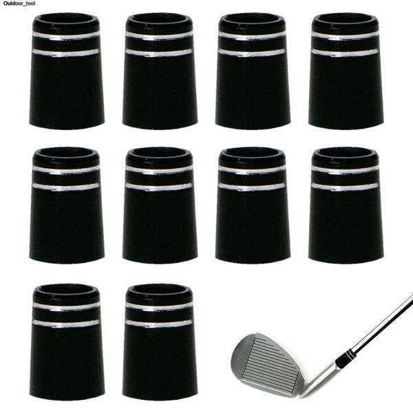 Embouts de Golf en plastique noir, pour fers à pointe 0.370, arbre de Club, manchon adaptateur de remplacement, accessoires 19mm, 10 pièces, nouveau