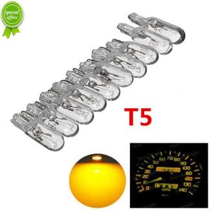 NIEUW 10PCS AUTOUS LICHT 12V 1.2W T5 286 Glas Amber gloeilamp Dashboard instrumentenpaneel Remremlampen Koplampen Lampverlichting