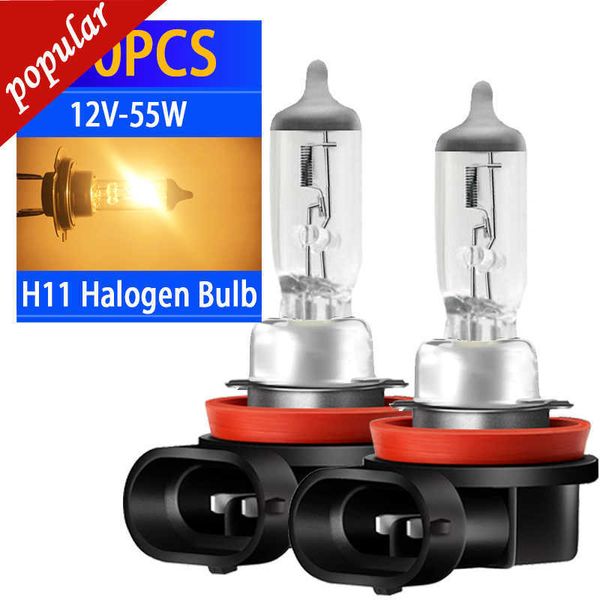 Nouveau 10pcs H8 H11 55W DC 12V LAMPE HALOGE LAMPE FOG FOG LIGNES CAR VOITURE