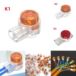 Nieuwe 10 Stuks K1 K2 K3 Crimp Verbinding Waterdichte Bedrading Rj45 Ethernet Kabel Connector Telefoon Draad Terminals