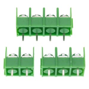 NIEUW 10PCS KF7.62-2P/3P/4P 7.62 mm Pitch Connector PCB Schroef Terminal Blokverbinding 2 Pin 300V 20A 22-12AWG MG25C7.62 VOOR 7,62 mm Pitch