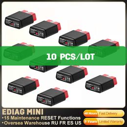 Nouveau 10 pièces KINGBOLEN EDIAG MINI tous les outils de Diagnostic de voiture de système 15 réinitialise le lecteur de Code de Scanner OBD2 lire le Code d'erreur huile SAS réinitialise