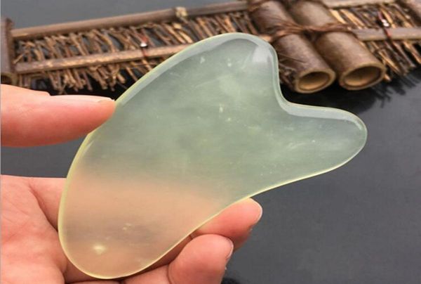 NOUVEAU 10PCS NATUREL JADE GUA SHA Traitement de soins du visage pour la peau Massage Jade Stracage Tool Spa Salon Fournisseur Beauty Health Tools5503066