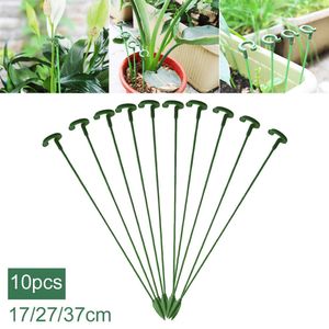 New 10Pcs Plastic Plant Supports Flower Stand Reusable Protection Fixing Tool Gardening Supplies For Flower Vegetable Holder Bracket