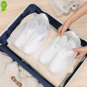 New 10pcs Shoes Storage Bag Closet Organizer Non-woven Travel Portable Bag Waterproof Pocket Clothing Classified Hanging Bag