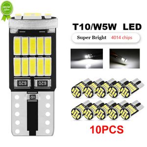 Nouveau 10 pièces T10 W5W 168 194 Led Canbus voiture lumière intérieure T10 26 Smd 4014 puce Led 5W5 blanc dôme lecture plaque d'immatriculation Signal lampe