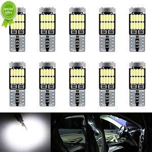 Nouveau 10 pièces T10 W5W 194 501 Led Canbus aucune erreur lumière intérieure de voiture T10 26 SMD 4014 puce blanc pur instruments lumières B