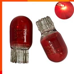 NIEUW 10PCS T20 W21W 582 7440 T20 W21/5W 580 7443 ROOD GLAS 12V 21W 21/5W SUPER WIT AMBER BLAUWE AUTOUS Signaallamp Auto lamp