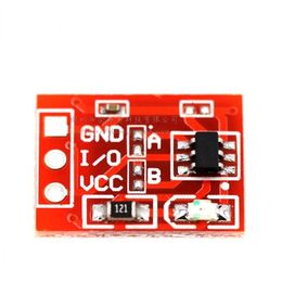 Nuevo 10pcs TTP223 Módulo de interruptor de toque Botón táctil Interruptores Capacitivos Auto-bloqueo/sin bloqueo Capacitive Touch interruptores para capacitivos