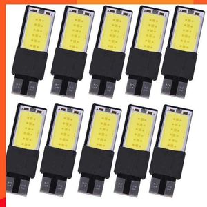 Nouveau 10x voiture T10 W5W LED Signal ampoule COB Canbus Auto intérieur dôme lampe de lecture Super lumineux Wedge côté plaque d'immatriculation lampe de coffre 12V