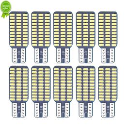 NIEUW 10X T10 192 194 168 W5W LED -lampen 33 SMD 3014 CAR TAIL LICHTEN Leeskoepel Lamp White DC 12V CANBUS Fout gratis Auto -accessoires