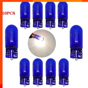 Nouveau 10X W5W T10 8500K Bleu Blanc Clignotant Feu stop de voiture Lampe halogène ampoule Plaque d'immatriculation Lampe Dôme Lumière DRL Ampoule Style 12V