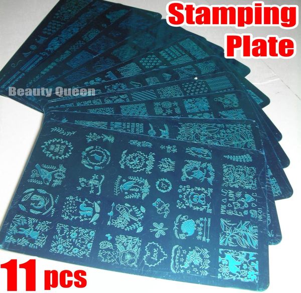 NOUVEAU 11PCS XXL PLAQUE DE TIMPLE EMPLOCHE FULLE ENFORME IMAGE FULLE DISCH SPORTIF TRANSFERT POSIDE PROST PRINTPLATE HK01 HK119990310