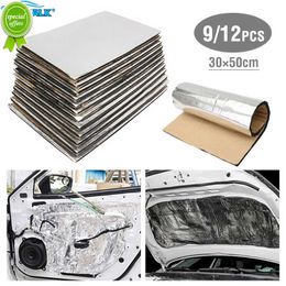 NIEUW 12/9 PCS AUTOUSgeluid Mat Ruisbestendig Bonnetisolatie Dempering Motor Firewall Heat Foam Cotton Sticker