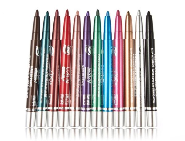 Nouveau 12 couleurs Eyeliner crayon ombre à paupières stylo Eye Liner bâtons crayon à sourcils ensemble de maquillage cosmétique maquiagem 5155974