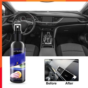 Nouveau 120ML voiture intérieur restaurateur cuir réparation tableau de bord Agent de rechapage pièce en plastique rechapage agent de restauration liquide vaporisateur