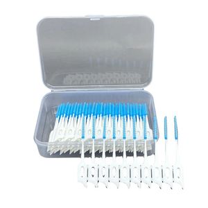 Nouveau 120pcs / set I en forme de brosse interdentaire Denta Floss Nettoyer interdentaires