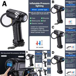 Nieuwe 120W draadloze/bekabelde lierbare pomp draagbare luchtcompressor elektrische band iator voor autoriteitsfiets