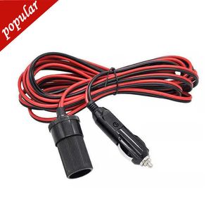 NIEUW 12V 10A CAR Sigarettenaansteker Socket Extension Cord Cable 2m/5m mannelijke plug aan vrouwelijke Socket Extension Cable Cabine Interieur