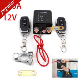 Nouveau 12V 200A universel interrupteur de batterie relais intégré télécommande sans fil déconnecter couper isolateur maître commutateurs voiture camion