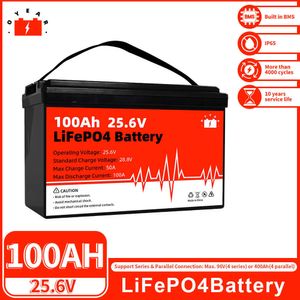 Nouveau paquet de Batteries LiFePo4 12V 24V 100Ah 200Ah Batteries rechargeables au Lithium fer Phosphate BMS intégré pour voiturette de Golf de bateau solaire