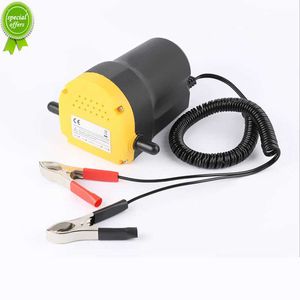 Nieuwe 12V 24V 60W elektrische auto oliepomp ruwe vloeistof extractor overdracht motor zuigpompbuizen gebruiken voor auto -autobootmotorfiets