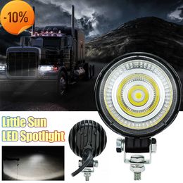 NIEUW 12V-60V Waterdichte ronde Sun LED Licht draagbare schijnwerpers Motorfiets Offroad Truck Driving Car Truck Workcross Work Light