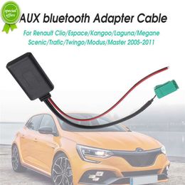 Nieuwe 12V Car Bluetooth-compatibele module AUX Wireless Adapter Radio Stereo Aux-In Cable voor Renault voor Clio voor Kangoo voor Megane