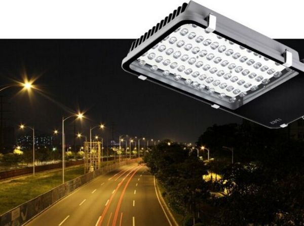 NOUVEAU 12w 24w 30w 50W 80w AC 85-265V lampadaire LED étanche IP65 jardin route stade lampes LED lampadaires projecteurs MYY