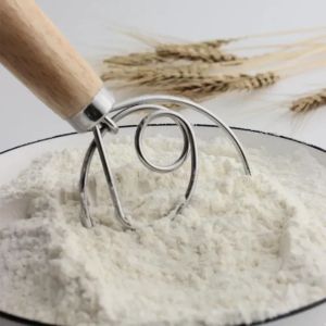 Nieuwe 13inch Deens whisk deeg Egg Doe Coil Agitator Gereedschap Brood Mixer Booded handgreep Bakaccessoires Keukengadgets CPA4482