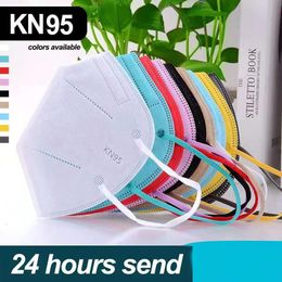 NIEUWE! 14 COLOR KN95 MASKERS WITTE LIJST MASKERS vijf-lagbescherming Stofdichte anti-Heer Wens Fabrikant Facemask