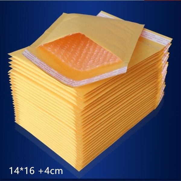 Nuevo 140 x 160 MM 200pcs Bubble Mailers Sobres acolchados Bolsas Kraft Bubble Mallrrs Mailng Sobres Bolsas