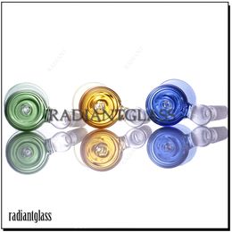 Nouveau bol en verre de 14MM accessoires pour fumer forme de verre de couleur américaine pour bols de bong Hi-Q vente en gros filtre de flocon de neige de fleur mâle