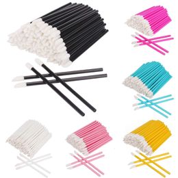 Nieuwe 150 pc's Wegwerp lipmake -upborstels Pen Lipstick Mascara Wands Reiniging wimper cosmetische borstel applicators