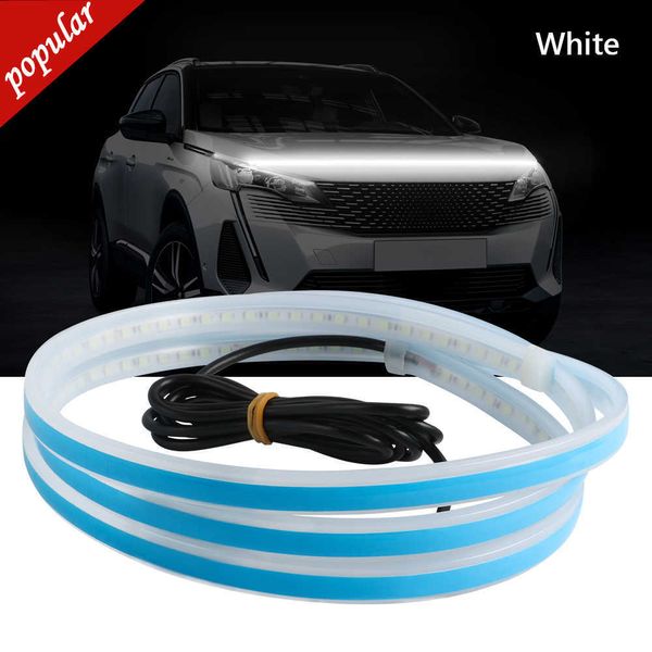 Nouveau 150 cm 180 cm Led Capot De Voiture Lumières Bande Universel Moteur Capot Guide Décoratif Lumière Bar Auto Phares De Voiture Feux Diurnes