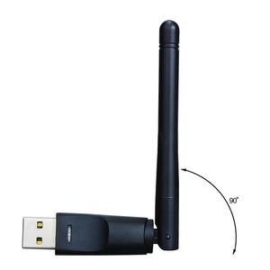 Nouveau 150 Mbps MT7601 Carte de réseau sans fil Mini Adaptateur WiFi USB LAN Dongle récepteur Wi-Fi Antenne 802.11 b / g / n pour PC Windowsfor PC Wi-Fi