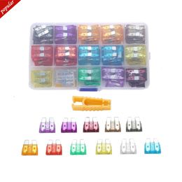 NIEUW 150 PCS Auto Fuses 40A 2A 3A 5A 7.5A 10A 15A 20A 25A 30A 35A AMP met doosclip Assortment Auto Blade Type Zekeringset Truck Fuse Set