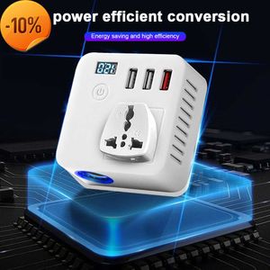 NIEUWE 150W AUTO POWER -omvormer 12V tot 220V digitale converter Auto Charger Converter Adapter Modified Sine Wave Universal Socket Auo