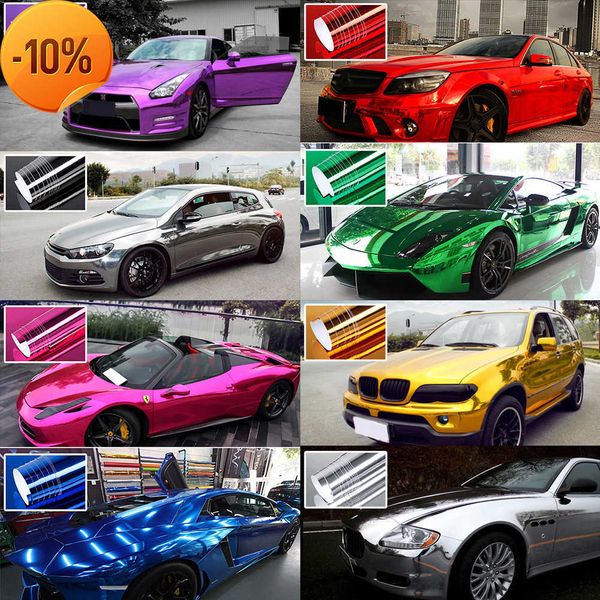 Nouveau 152x10cm bricolage voiture PVC glace vinyle Wrap étanche tache Ant-UV corps autocollants adhésif décalque Film feuille voiture accessoires voiture autocollant