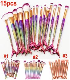 NOUVEAU 15PCS SET MAKEUP BRSPSES SERMAIN BROSSE 3D COLORFELFATFURE MAQUE UP PROSSES FOURNAL BUSHET COSMETIC BROST KIT TOL 5331269